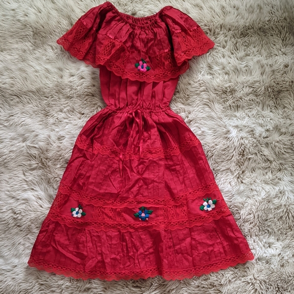 Vintage red dress - Picture 2 of 8